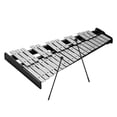 thumbnail image 3 of Glockenspiel 32-Note Xylophone Educational Glockenspiel Wooden Base Solid Aluminum Bars with Mallets Percussion Musical Instrument with Carrying Bag for Children Adults, 3 of 7