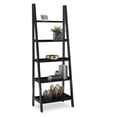 thumbnail image 2 of Aurora Ladder Bookshelf, Black, 2 of 7