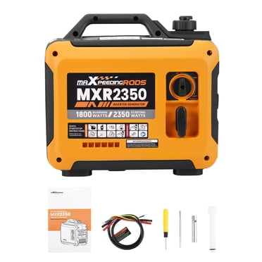 Maxpeedingrods MXR2300 Générateur à Onduleur Portatif à Essence 2300 W, Léger et Prêt pour le Parallèle