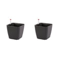 thumbnail image 3 of maskred Resin Innovative Bonsai Pot Easy To Maintain And Flowers Herbs And Vegetables Weather-resistant black 14*13 *10.5 2Set, 3 of 6