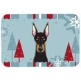 thumbnail image 1 of Winter Holiday Doberman Kitchen & Bath Mat, 20 x 30, 1 of 1
