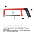 thumbnail image 2 of Swiss Tech 6"  Mini Hacksaw  ,Aluminum Frame, Bi-Metal Blade, 2 of 7