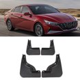 thumbnail image 1 of Protections Anti-Éclaboussures, Ensemble de Rabats avant et Arrière Noir Résistant aux Intempéries pour Elantra 2021-2023, 1 of 7