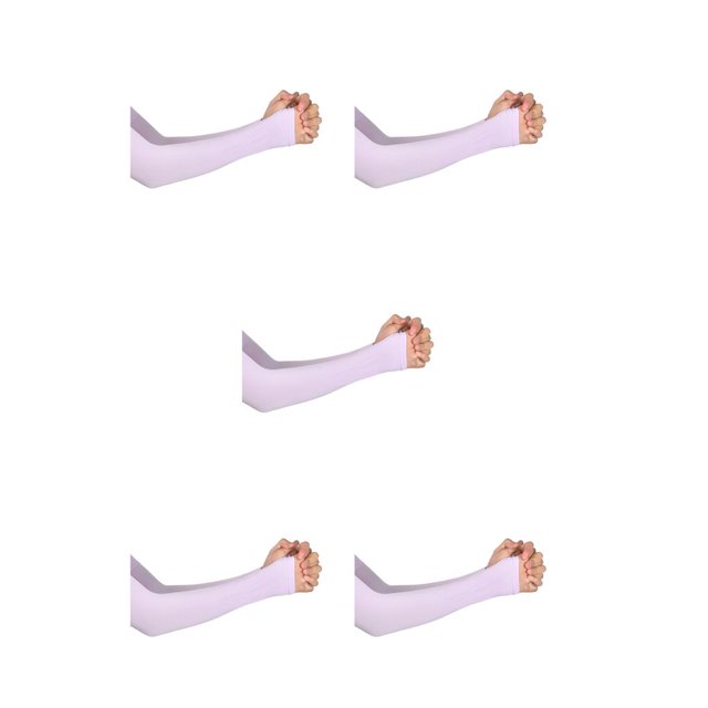 maskred Cycling Glove Accessory Hand Arm Protector Protection Breathable Half Finger Sleeve Running Camping Fishing Driving No.3 5Set
