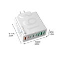 thumbnail image 3 of Usb Charging Hub,8 Port Fast Charging USB Hub 4 USB C 4 USB A, Multi Port Charging Station for Devices, 3 of 4