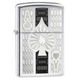 thumbnail image 1 of Zippo High Polish Chrome Spade Pocket Lighter, One Size (24196), 1 of 1