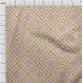 thumbnail image 3 of oneOone Polyester Lycra Fabric Diamond|Triangle & Check Geometric Print Fabric By The Yard 56 Inches Wide, 3 of 4