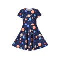 thumbnail image 1 of Girls Dress Astronomy Saturn Venus Solar System Short Sleeve 8 Years, 1 of 6