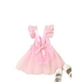 thumbnail image 3 of EYIIYE Bébé Filles une Pièce Robe Tutu en Dentelle avec une Lettre d'Impression, 3 of 8