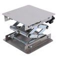 thumbnail image 4 of LAFGUR Plateforme de Levage en Acier Inoxydable, Table de Levage en Acier Inoxydable, Petite Plateforme de Levage Manuelle Miniature pour Voitures RC, 4 of 8