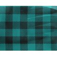 thumbnail image 4 of oneOone Georgette Viscose Turquoise Blue Fabric Gingham Check Craft Projects Decor Fabric Printed By The Yard 42 Inch Wide, 4 of 4
