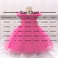 thumbnail image 3 of Toddler Mesh Tutu Dresses Ruffle Sleeve Multi-layer Tulle Flower Wedding Birthday Summer Baby Girls Dress 6M-3Y, 3 of 9