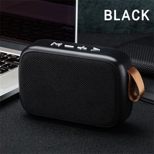 Haut-parleur Bluetooth portable 360° Surround Sound, Staron IPX7 Haut-parleur étanche 24H 4 PlayMode, Haut-parleur extérieur sans fil pour Camping Beach Riding avec FM Radio USB Carte noire