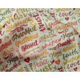 thumbnail image 5 of oneOone Silk Tabby Baby Blue Fabric Text Craft Projects Decor Fabric Printed By The Yard 42 Inch Wide, 5 of 5