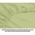 thumbnail image 4 of Greek Key Ultra Soft 1800 Series Egyptian Comfort 4 Piece Sheet Set (king, Lime Green), 4 of 4