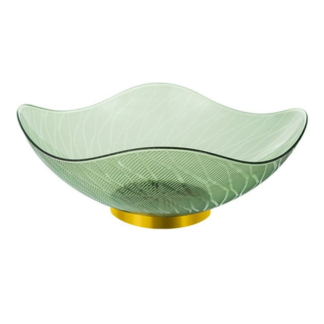 Fruit Tray Elegant Transparent Nordic Style Desktop Nut Snack Candy Bowl Daily Use