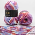 thumbnail image 2 of Fil pour le Crochet, Tricot à la Main Coloré 50 g Tricot Crochet Lait Doux Bébé Fil de Coton Laine, Écheveau pour Faire Chapeaux Écharpes Sacs Chandails, Fil pour le Tricot, 2 of 6