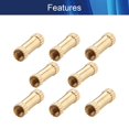 thumbnail image 3 of Wekity M3x12mm Female Thread Knurled Nuts,Hx4mm OD Brass Threaded Insert Embedment Nuts Hydraulic Welded Joint Injection Molding Assortment Kit for 3D Printing Injection Molding 80PCS-0621, 3 of 5