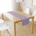 thumbnail image 3 of Fabstyles Squares Wide Cotton Table Runner 16x54 Black, 3 of 3