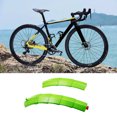 thumbnail image 4 of maytalsory Universal Bike Mudguard Set Bicycle Front Rear ABS Plastic Mud Fender with Taillight, Green, 4 of 7
