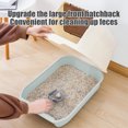 thumbnail image 4 of Cat Litter Box Enclosed Litter Box for Cats Large Covered Toilet Tray with Shovel for SplashProof Use Litter Box with Lid, 4 of 6