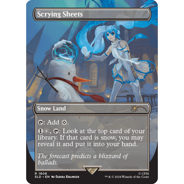 Magic the Gathering Secret Lair x Hatsune Miku: Winter Diva