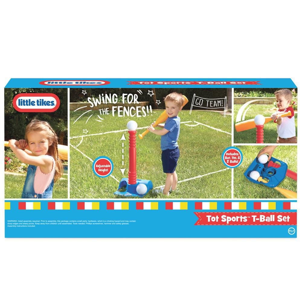 Jeu de tee-ball Little Tikes TotSports, rouge
