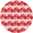 thumbnail image 1 of Ahgly Company Tapis Rond Lavable en Machine Intérieur Transitionnel Rose Pastel, 5 Pieds Rond, 1 of 7