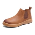 thumbnail image 5 of LSLJS Bottes à la Cheville pour Hommes, Bottes pour Hommes Polyvalentes de Printemps et Mi-Mollet, Couleur Unie, Plates, 5 of 5