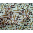 thumbnail image 4 of oneOone Silk Tabby Fabric Leaves & Floral Block Printed Craft Fabric BTY 42 Inch Wide, 4 of 4