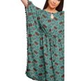 thumbnail image 4 of Moomaya Robe Courte de Caftan de Plage, Robe de Couverture Imprimée, Kaftan pour Femmes, Tenue de Plage, Couverture, 4 of 4