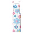 thumbnail image 4 of Pisexur Femmes Summer Casual Combinaisons Dressy Hawaii Imprimé Manches Spaghetti Sangle Réglable Shorts Amples Combinaison avec Poches, 4 of 5