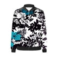 thumbnail image 5 of EQWLJWE Liquidation d'Économies d'Été! Veste Bomber de Baseball Zippée à Poches Imprimées Décontractée pour Femmes, Manteau, 5 of 5