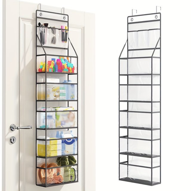 1pc Wall Hanging Storage Bag With 6 Tier, Foldable Storage Bags For Bedroom,