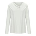 thumbnail image 3 of Womens Long Sleeve V Neck T Shirts 2025 Casual Basic Ribbed Knit Tops Lightweight Stretch Pullover Sweater Shirts, 3 of 5