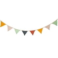 thumbnail image 1 of Birthday Party Decoration String Flag Set 6 m Long Double-Layered Cotton Solid Color Hanging Banner for Kids Birthday, Camping, Thanksgiving, and Home Decor, 1 of 4