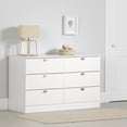 thumbnail image 1 of Commode 6 tiroirs pour , fini Blanc solide, collection Spark de Meubles South Shore, 1 of 11