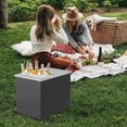 thumbnail image 4 of Drop in Ice Chest 115.7 QT – Stainless Steel Ice Bin with Sliding Cover, Commercial Outdoor Kitchen Cooler 27"x18"x21" – Drain-Pipe & Plug Included for Cold Wine, Beer, Parties, 4 of 9