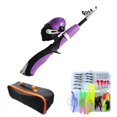 thumbnail image 1 of Portable Fishing Pole Combo Set for Kid, Glass Fiber Fishing Pole Mini luya Rod Set 52" Telescopic Fishing Rods with Artificial Bait and Thread Spool Child Fishing Rods, 1 of 8
