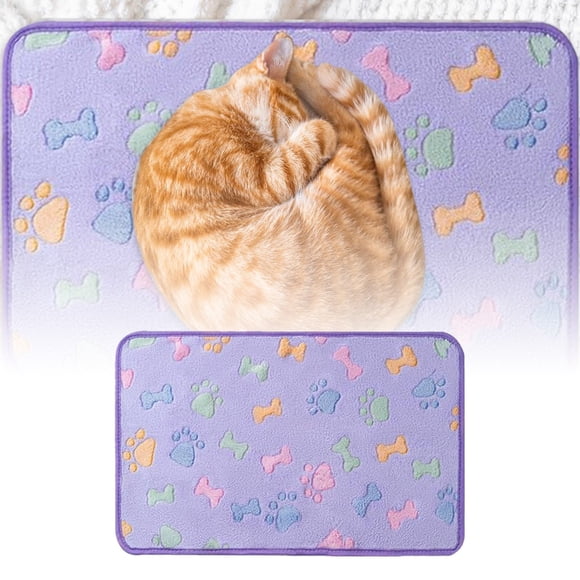 Lit pour Animal de Compagnie Douillet avec Coussin Doux et Tapis Chaud pour Hamsters, Chats et Chiens