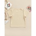 thumbnail image 4 of Kmbangi Enfants T-shirt Tops Lettre Impression Manches Courtes Col Rond Été Respirant Tops, 4 of 9