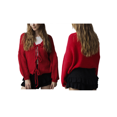 thumbnail image 2 of FOCUSNORM Cardigan en Tricot pour Femmes Manches Longues Veste Décontractée Automne pour Usage Quotidien Rue, 2 of 7