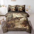thumbnail image 1 of Erosebridal 7 Piece Bed in a Bag Queen Size Comforter Set for Kids Fishing Bedding Set,Rustic Bass Fish Reversible Bed Set,Farmhouse Comforter with Sheet Set,All Season, 1 of 5