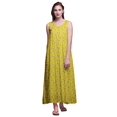 thumbnail image 1 of Bimba Robe de Nuit en Rayonne Imprimée pour Femmes, Sans Manches, Tenue de Nuit, Robe Maxi - TP, 1 of 5