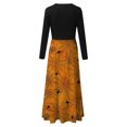 thumbnail image 5 of TJAZFJPA Robe Tutu Femme Aguichant Manches Longues Imprimé Soirée Élégante Décontractée Mode Soirée Longue Robe Soirée Soirée Robes de Soirée pour Femmes Robe Formelle Noire Femme, 5 of 5