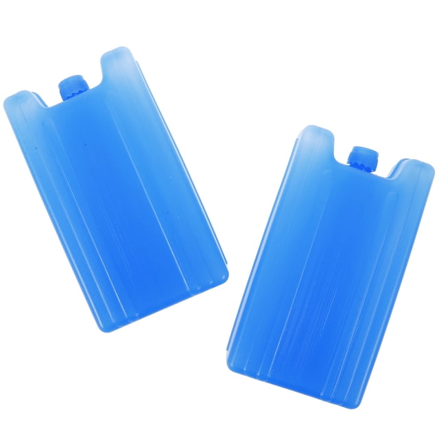 OULII 2Pcs Large Ice Packs for Coolers Blue Reusable Freezer Packs for Food Fresh Keeping