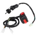 thumbnail image 1 of Handlebar Kill Switch Handlebar Kill Button Atv Kill Switch Handlebar Kill Button With Ignition Switch And 2 Keys For 50cc 70cc 90cc 110cc 125cc ATV Scooter, 1 of 8