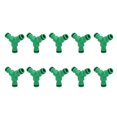 thumbnail image 1 of Hose Connector, Plastic Material Y Connector, 10PCS 3 Way Coupling For Green Space Home Gardening, 1 of 8