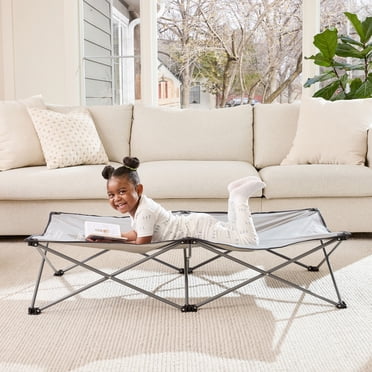 Regalo International My Cot Gray Extra Long Portable Bed