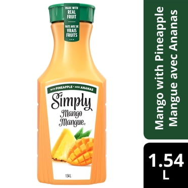 Simply Mango with Pineapple Bottle, 1.54 Liters